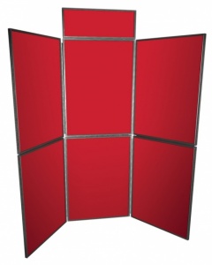 6 Panel Freestanding Display System